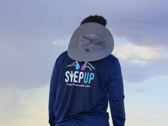 step-up back of shirt